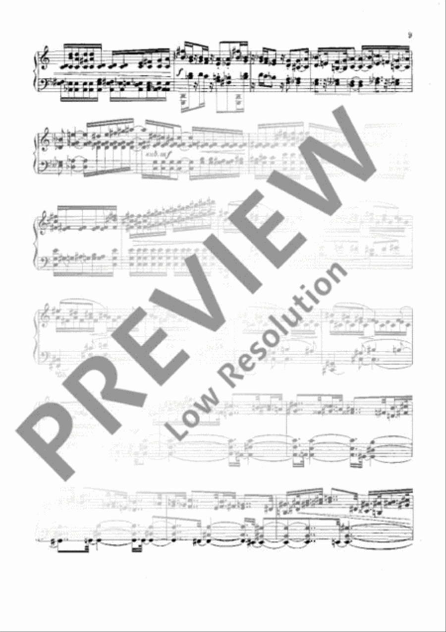 Pieces for Piano Piano Solo scores gallery preview page 10