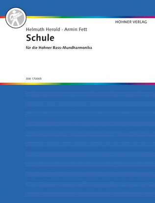 Book cover for Schule für die Hohner Bass-Mundharmonika