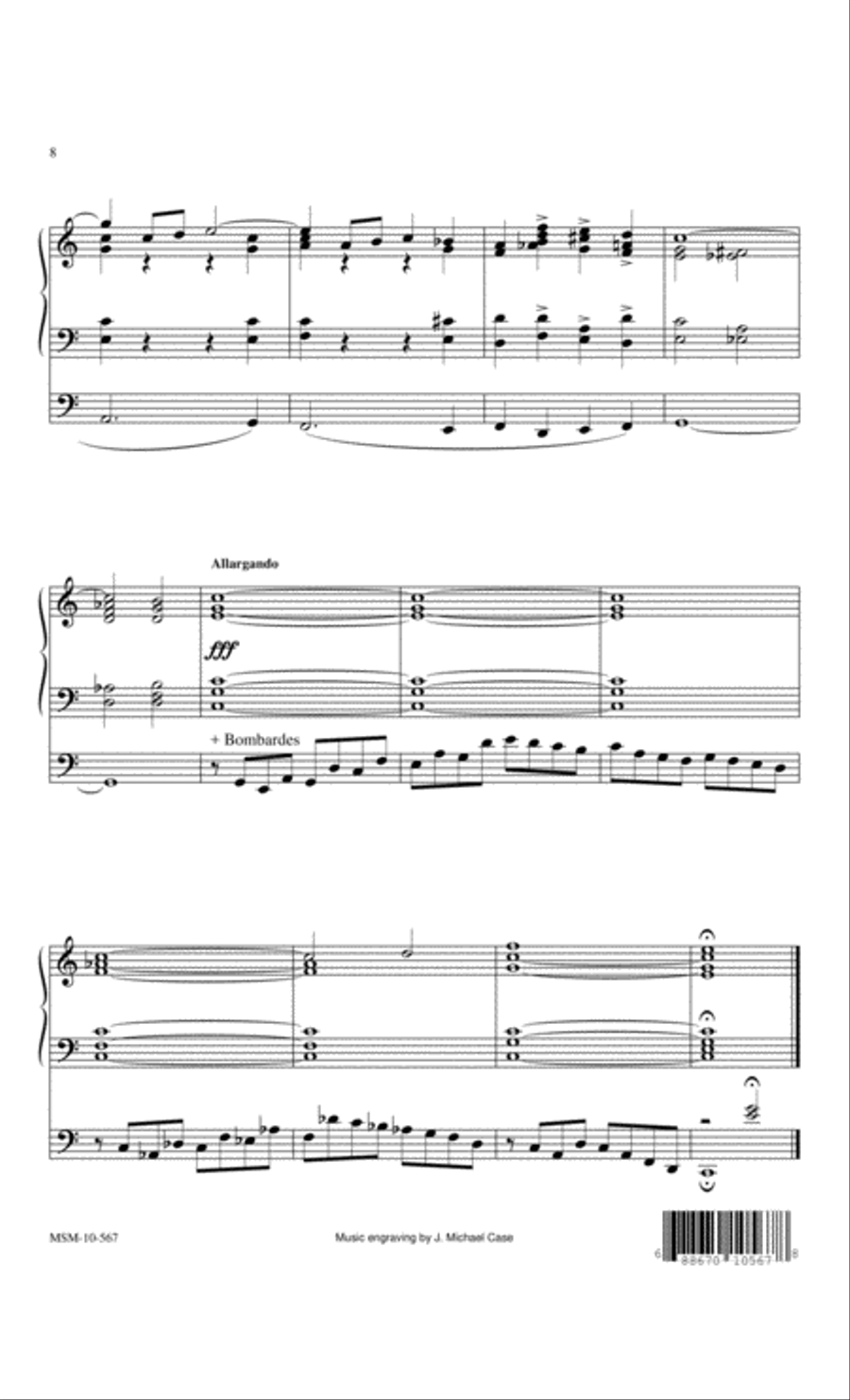 Postlude on St. Anne Postlude on St. Anne Organ scores gallery preview page 4