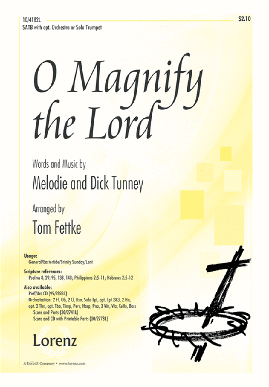 O Magnify the Lord O Magnify the Lord 4-Part scores gallery preview page 2