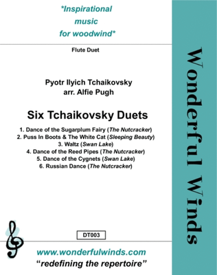 Book cover for Six Tchaikovsky Duets