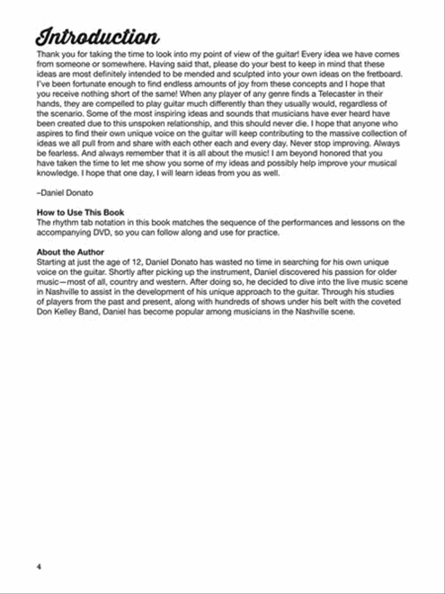 Daniel Donato – The New Master of the Telecaster Electric Guitar scores gallery preview page 5