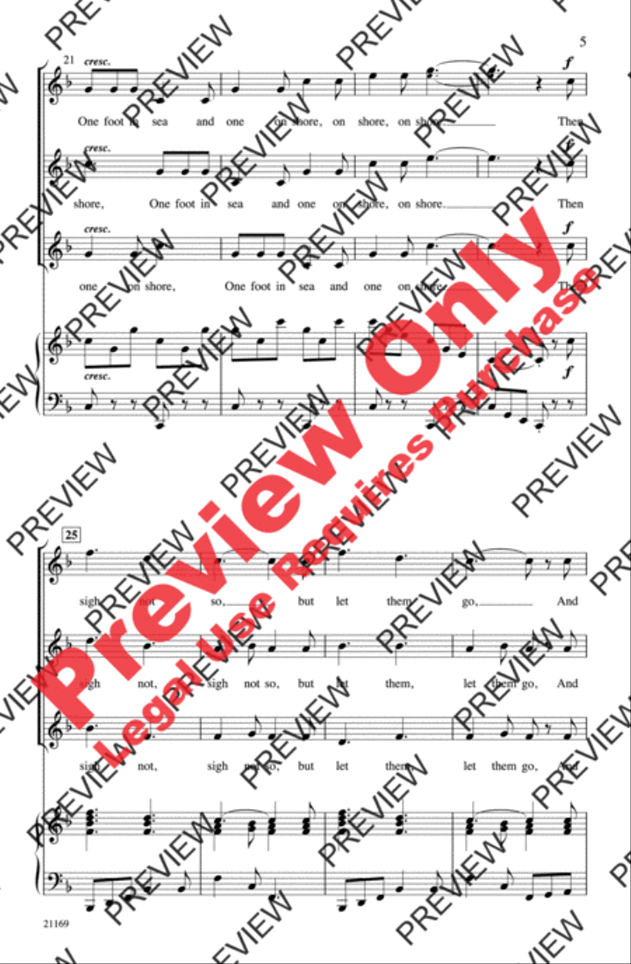 Sigh No More, Ladies Sigh No More, Ladies SSA scores gallery preview page 5