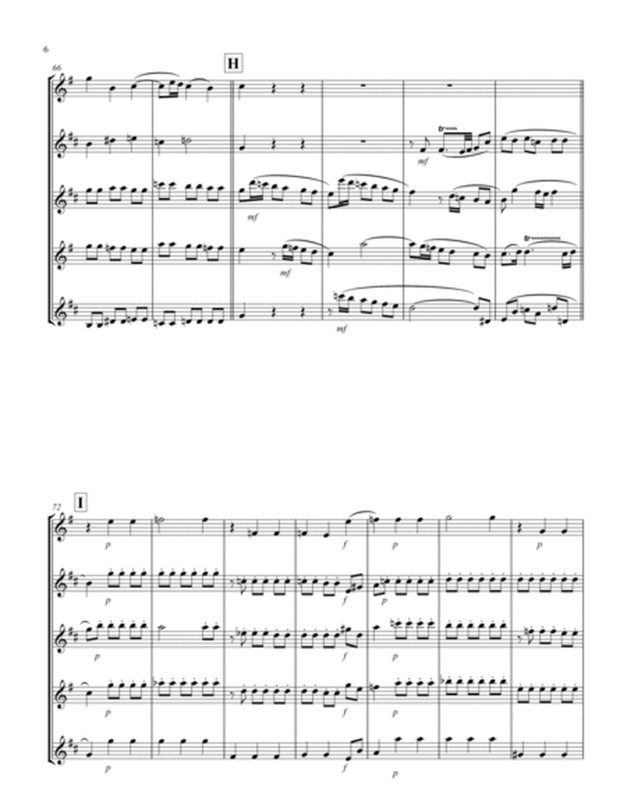 Recordare (from "Requiem") (F) (Saxophone Quintet - 1 Sop, 2 Alto, 1 Ten, 1 Bari)