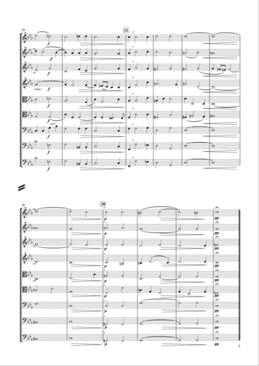 Crucifixus a 8 for String Orchestra String Orchestra scores gallery preview page 3