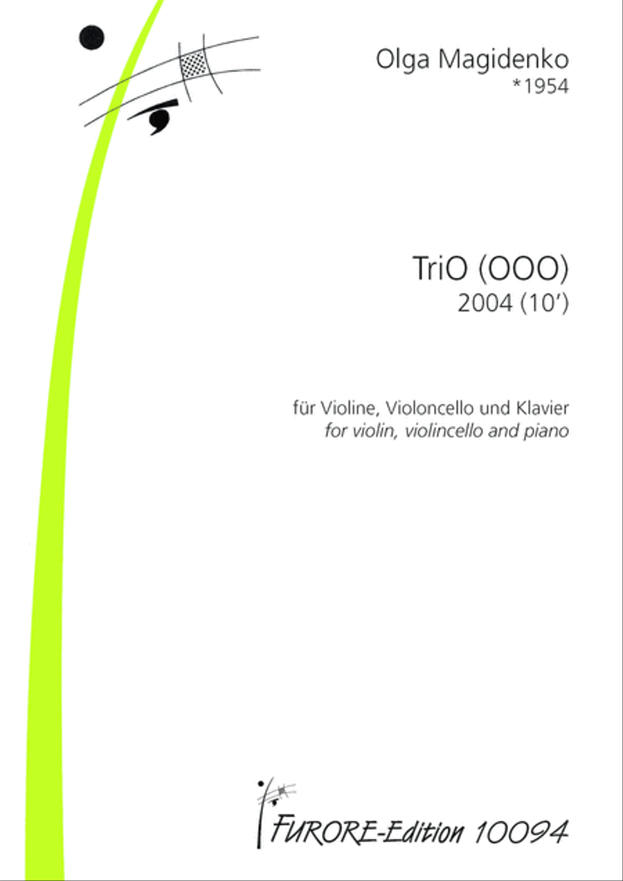 TriO (OOO) op. 85 TriO (OOO) op. 85 Piano Trio scores gallery preview page 1