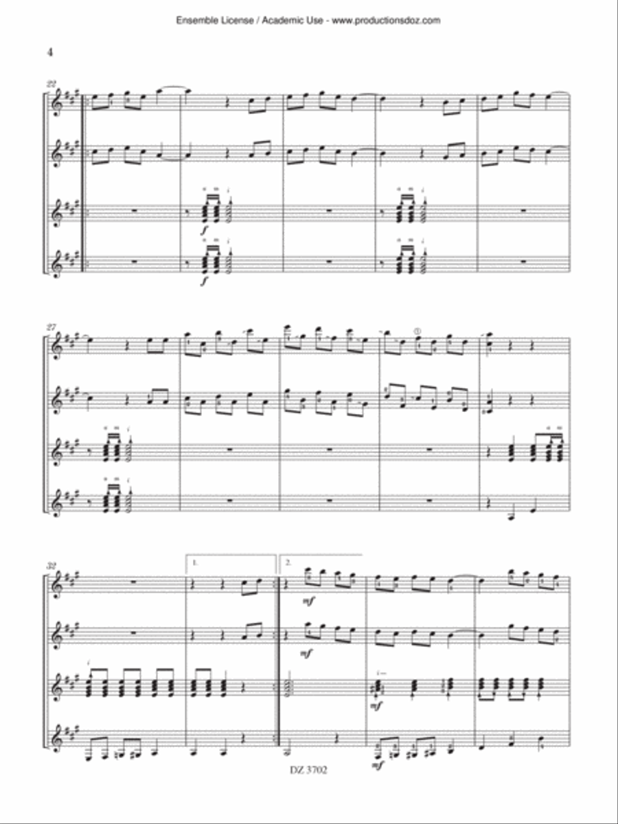 Flamenco Inspiration - Sevillanas Guitar Ensemble scores gallery preview page 4