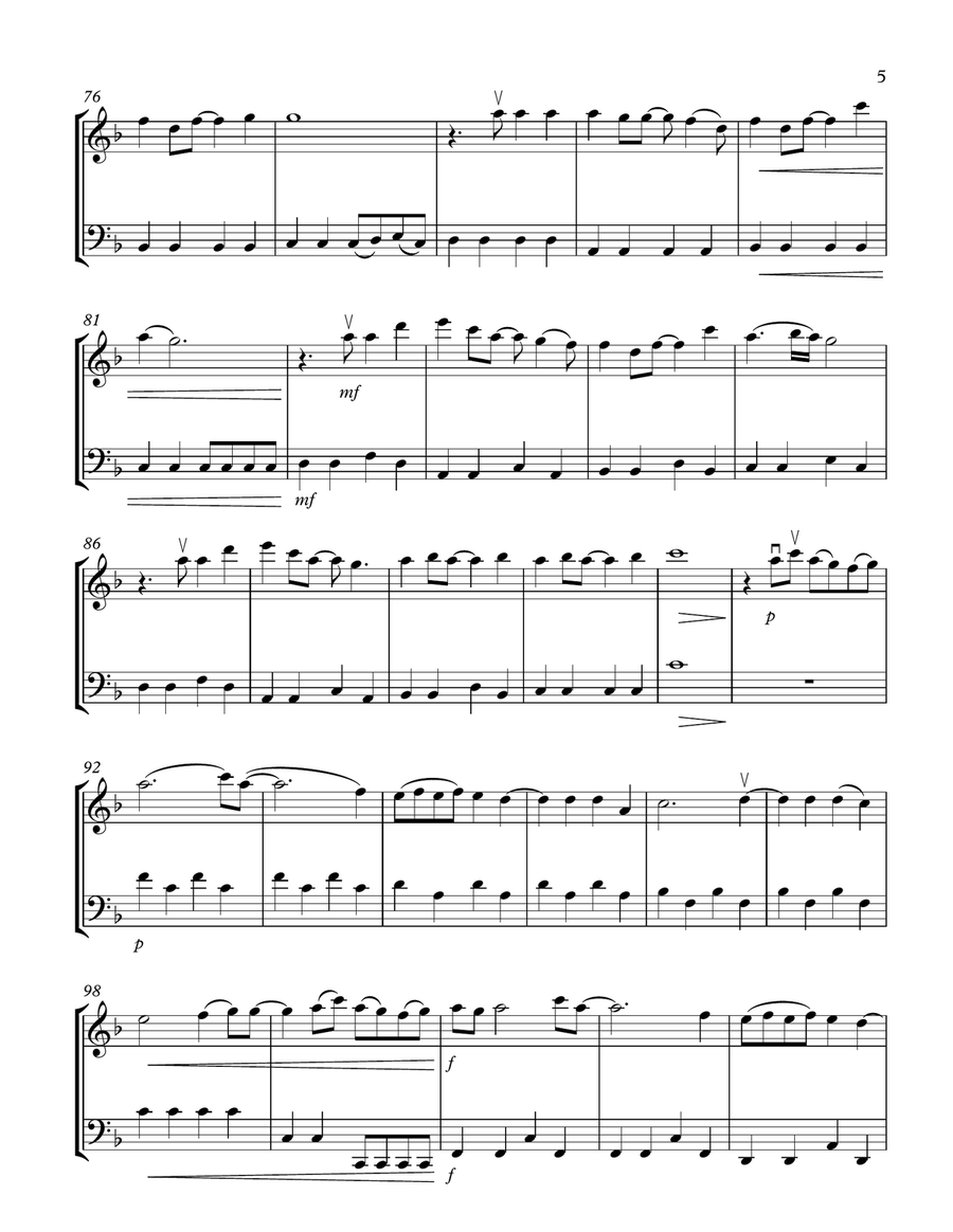 Epiphany String Duet scores gallery preview page 5