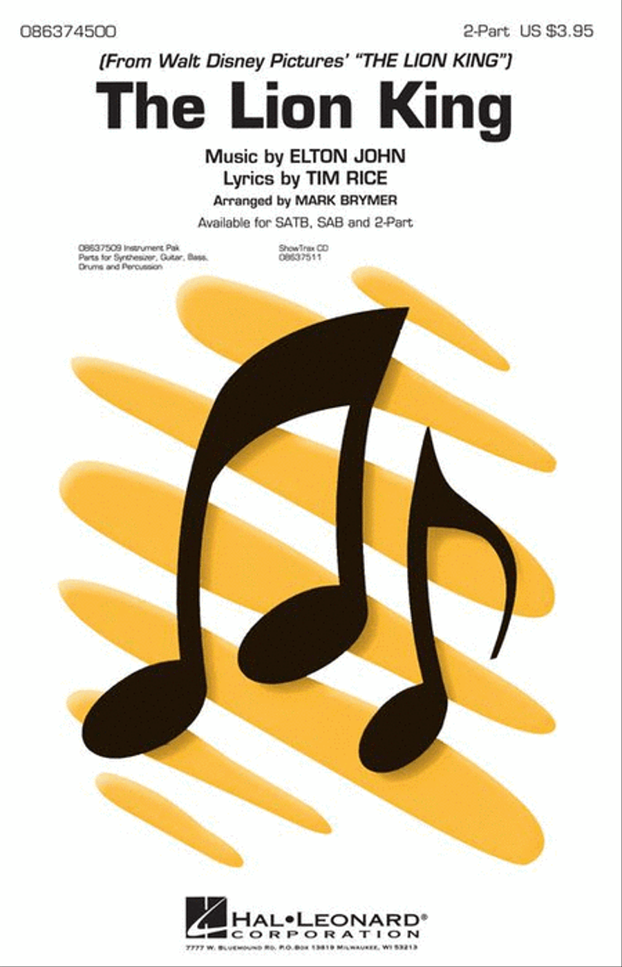 The Lion King (Medley) 2-Part scores gallery preview page 2