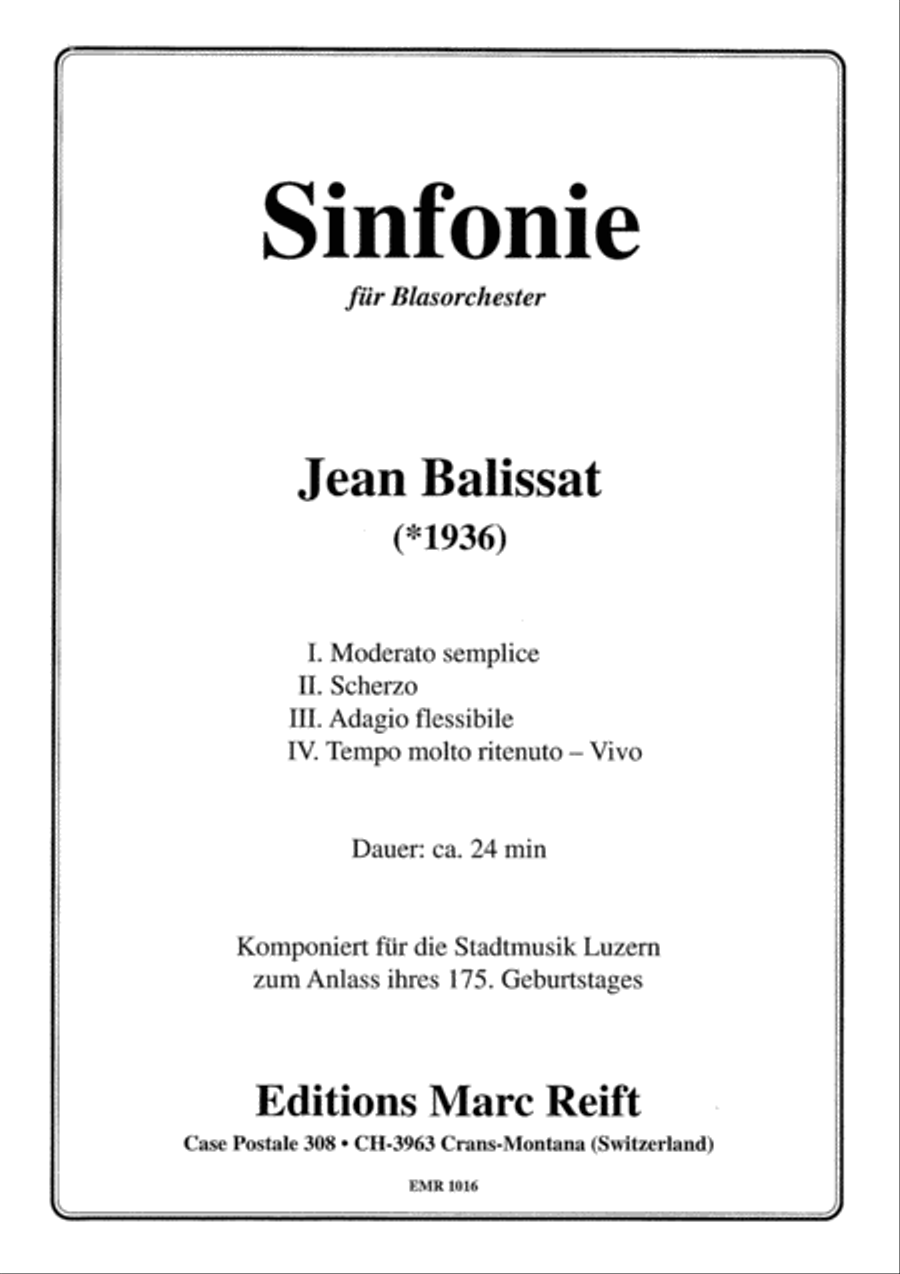 Sinfonie Concert Band scores gallery preview page 2