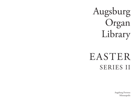 Augsburg Organ Library Series 2: Easter