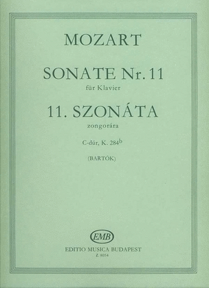Book cover for Sonate Nr. 11 C-Dur, KV 284b