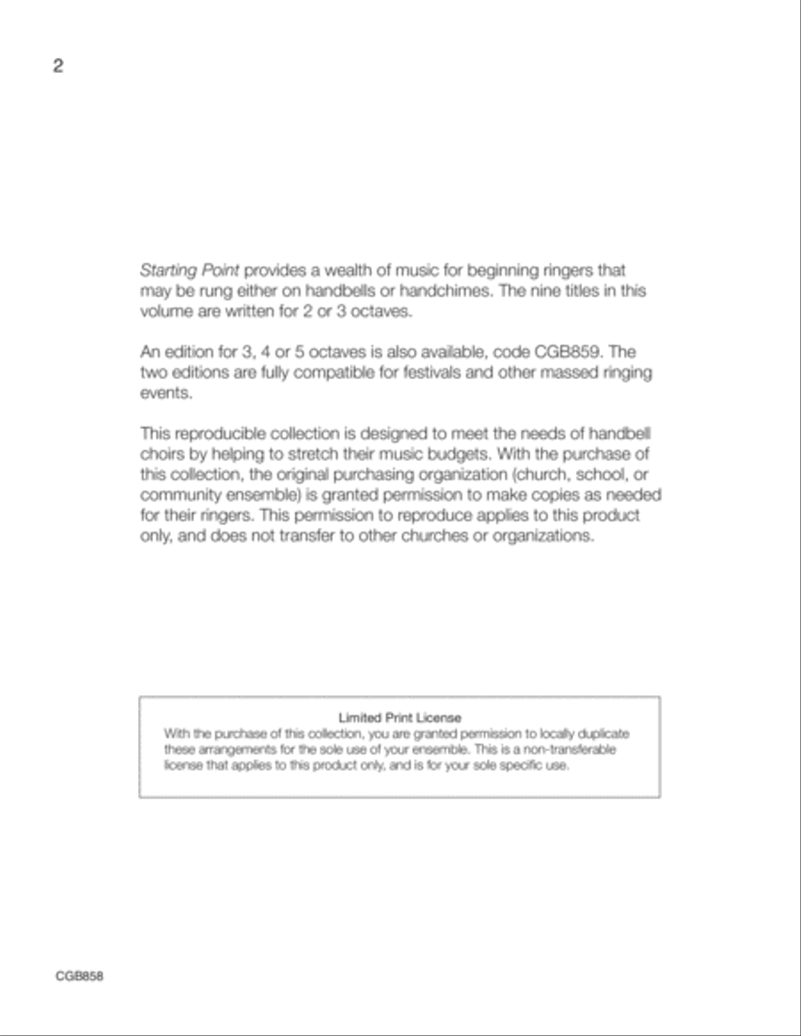 Starting Point, Volume 1 (2-3 octaves) 3-Octaves scores gallery preview page 3