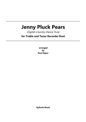 Jenny Pluck Pears (Treble and Tenor Recorder Duet)