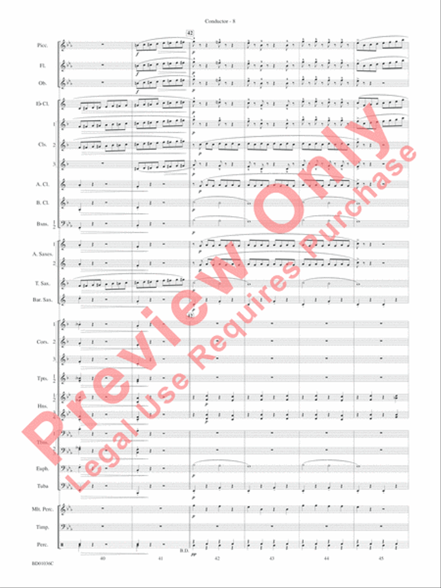 Fiddle-Faddle Concert Band scores gallery preview page 10