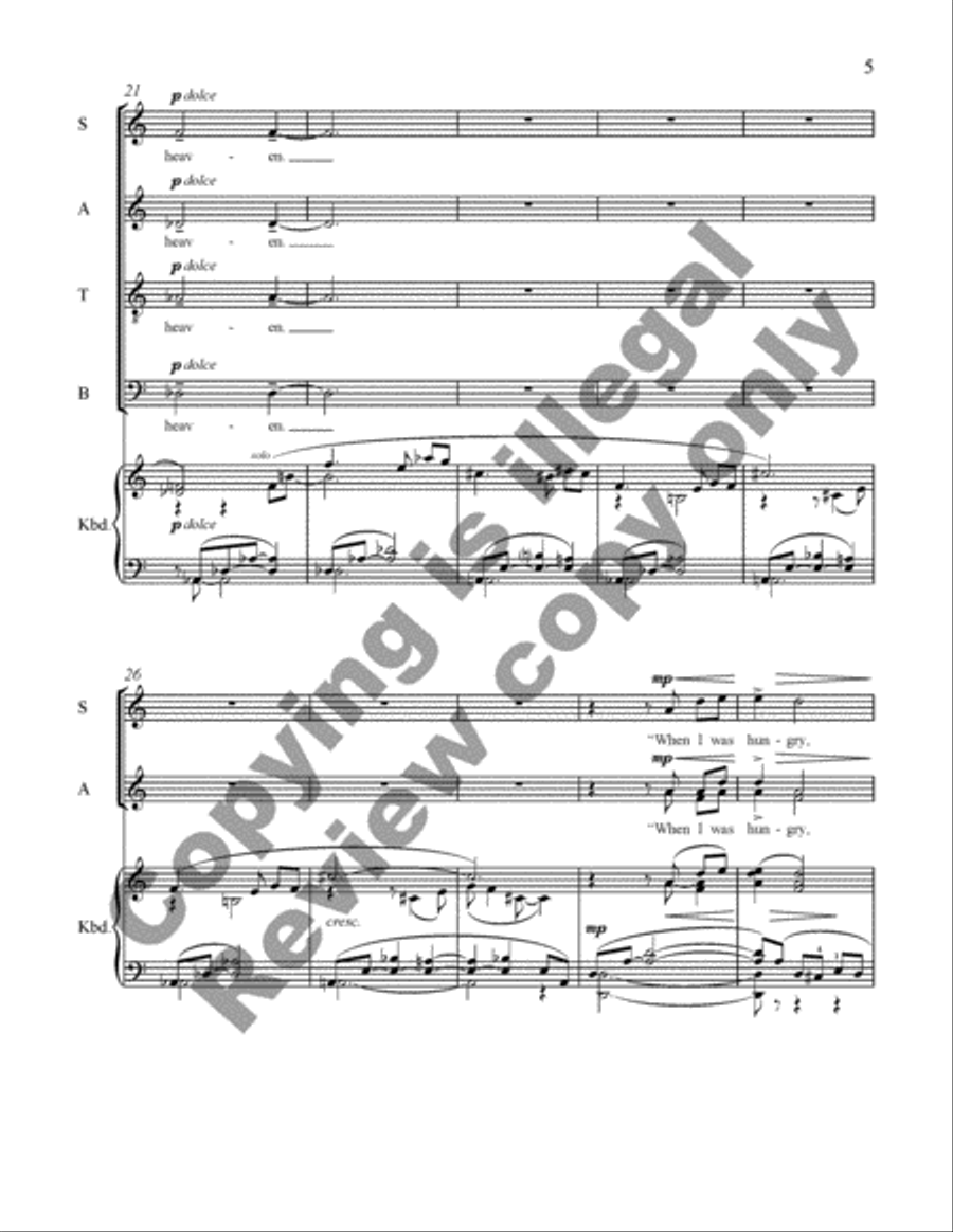 Come, all you blessed children Divisi scores gallery preview page 18