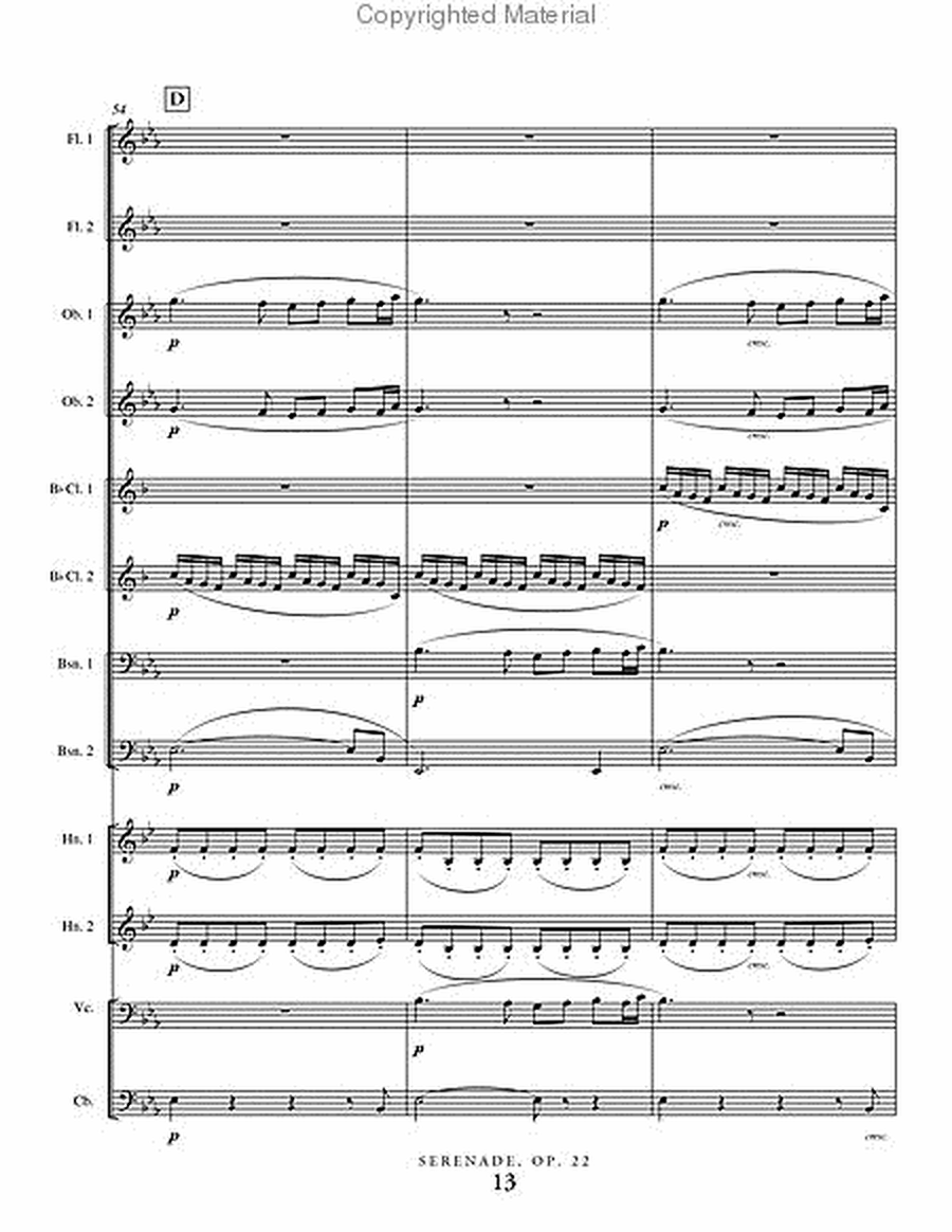 Serenade, Op. 22 image number null