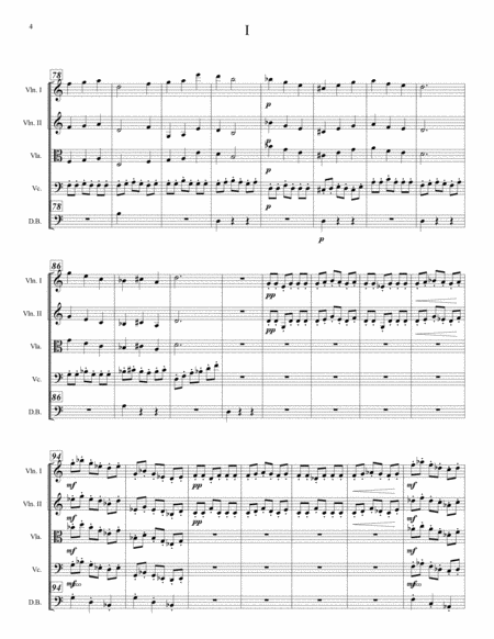 Symphony No. 1 For Strings (score only)