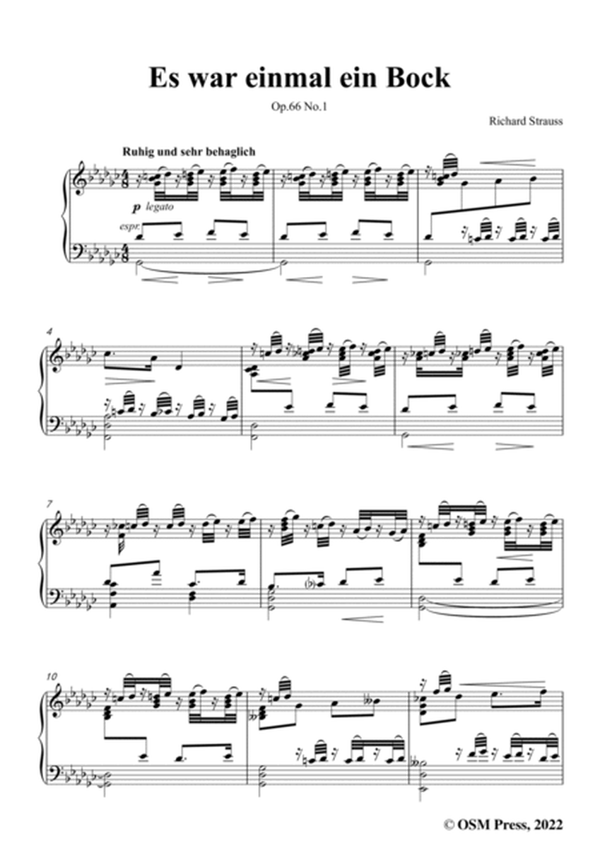 Richard Strauss-Es war einmal ein Bock,in G flat Major,Op.66 No.1 image number null