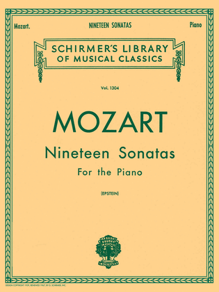 Book cover for 19 Sonatas – Complete