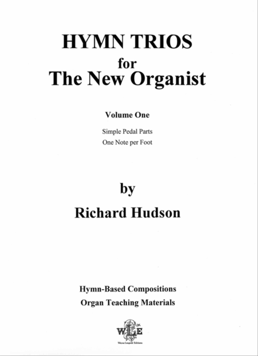Hymn Trios for the New Organist - Volume Three Organ scores gallery preview page 1
