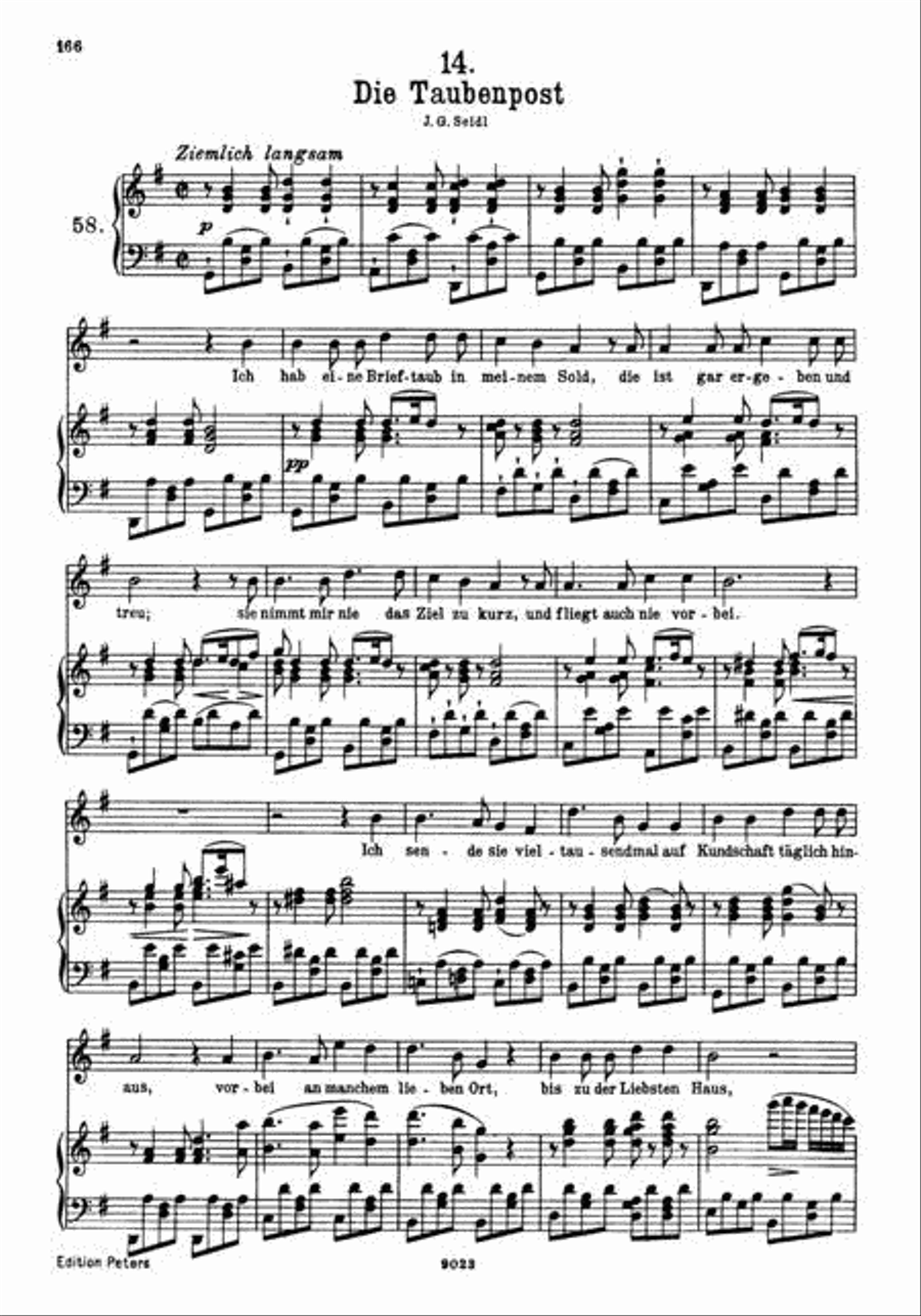 Lieder (Songs), Volume 1 - 92 Songs High Voice scores gallery preview page 2