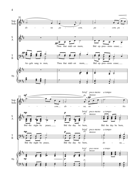 Thou whose birth (Choral Score) image number null