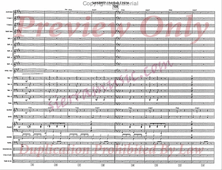 La Suerte De Los Tontos Jazz Ensemble scores gallery preview page 15