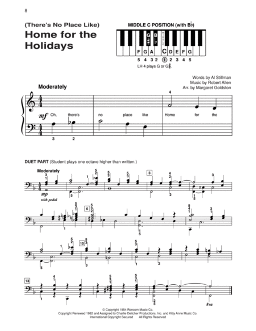 Alfred's Basic Piano Course Top Hits! Christmas, Book 1A Piano Method scores gallery preview page 3