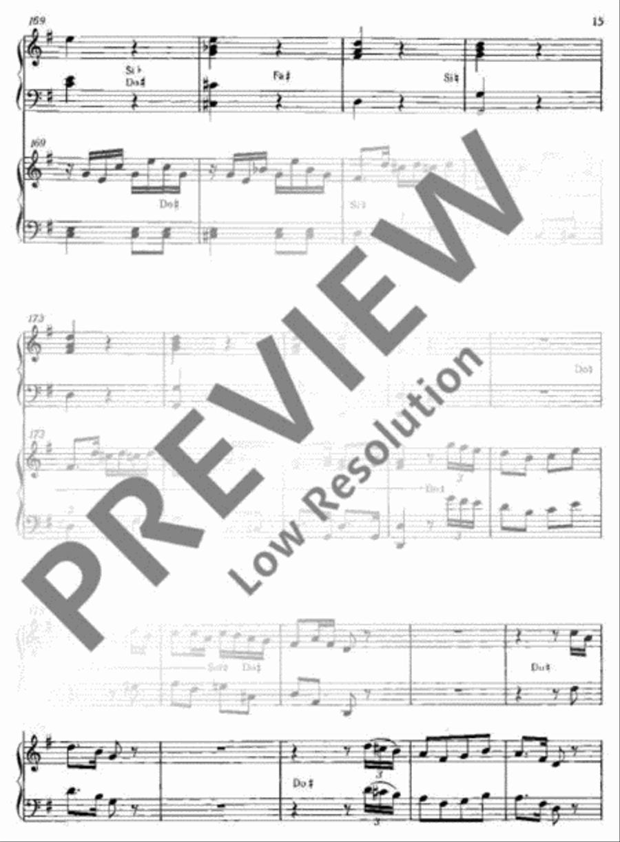 One Concerto for two Organs Harp scores gallery preview page 16