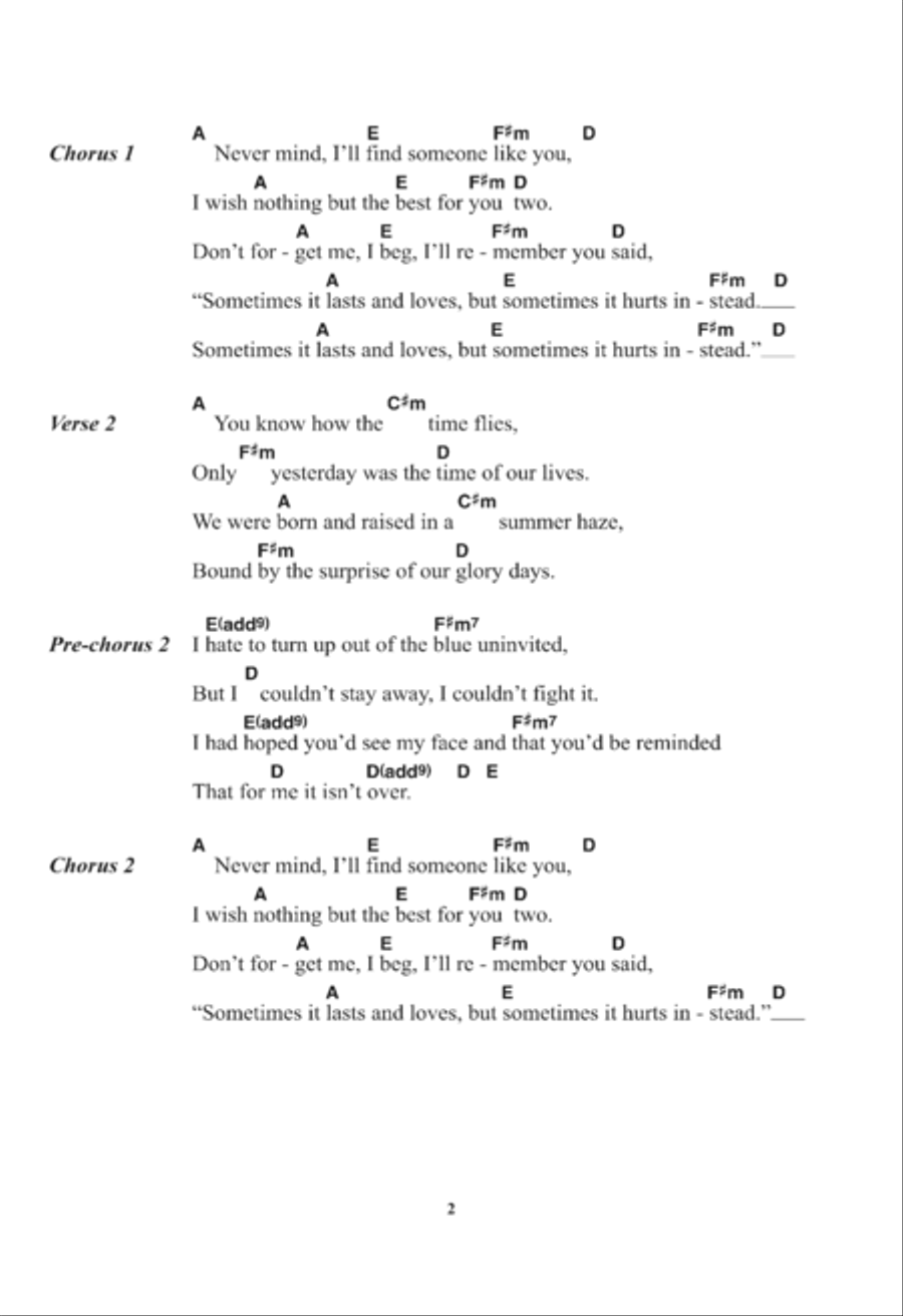 Someone Like You Someone Like You Banjo scores gallery preview page 2