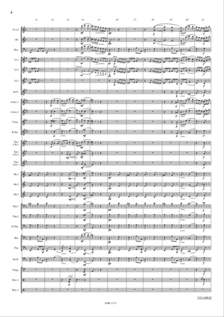 The Alfred Hitchcock Hour Concert Band scores gallery preview page 5