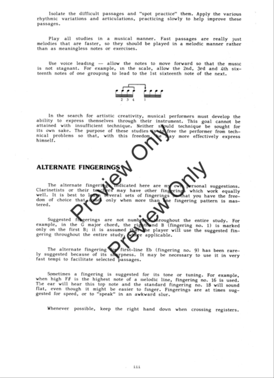 Carl Baermann's Celebrated Method For Clarinet, Part 3 Clarinet scores gallery preview page 5