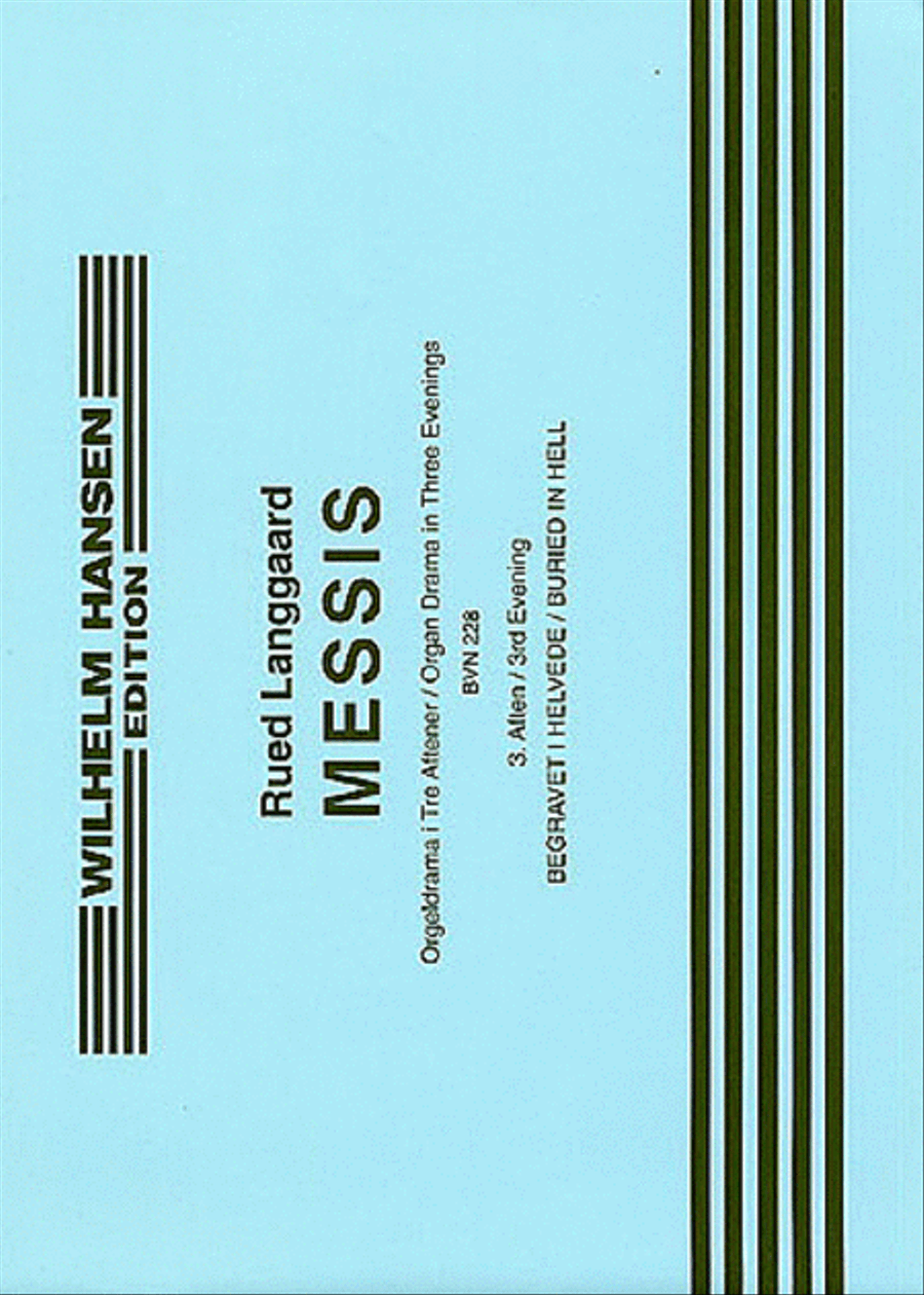 Langgaard: Messis (3rd Evening- Buried In Hell) From Organ Drama In Three Evenings Organ scores gallery preview page 1