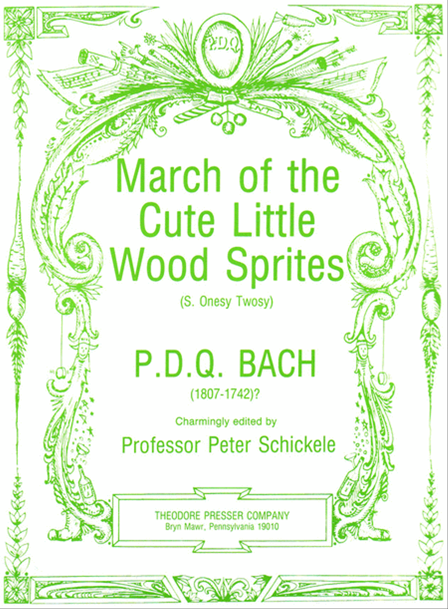 March of the Cute Little Wood Sprites Concert Band scores gallery preview page 1