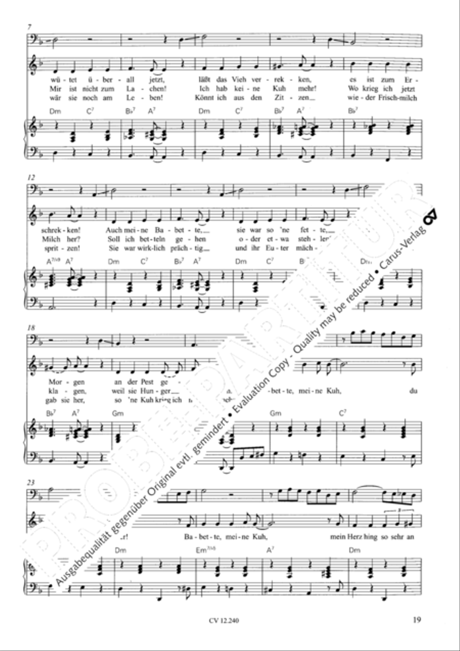 Israel in Agypten Children's Choir scores gallery preview page 20