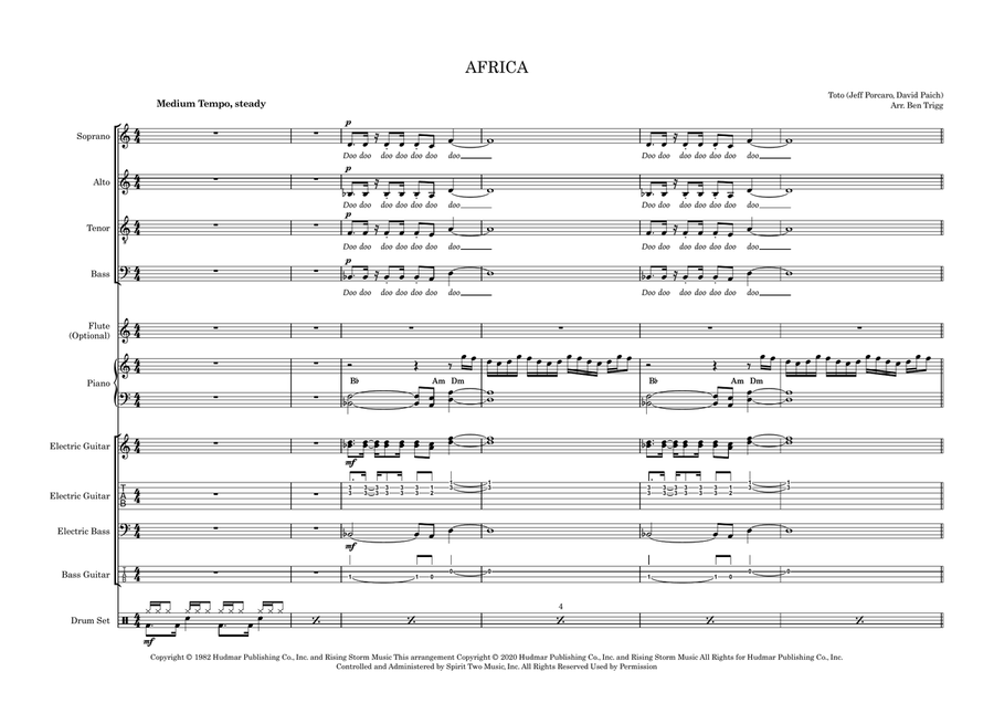 Africa Choir scores gallery preview page 3