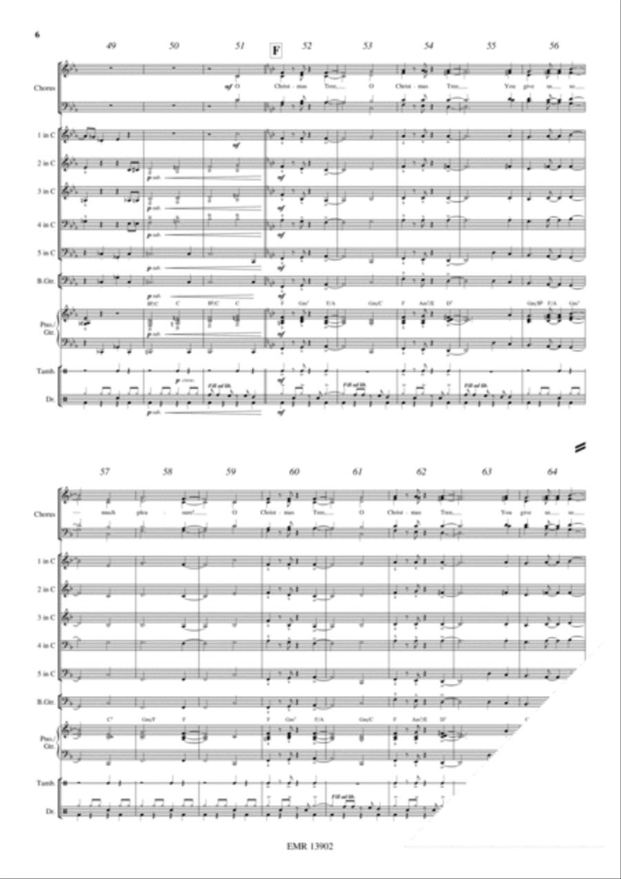 O Christmas Tree Woodwind Quintet scores gallery preview page 7