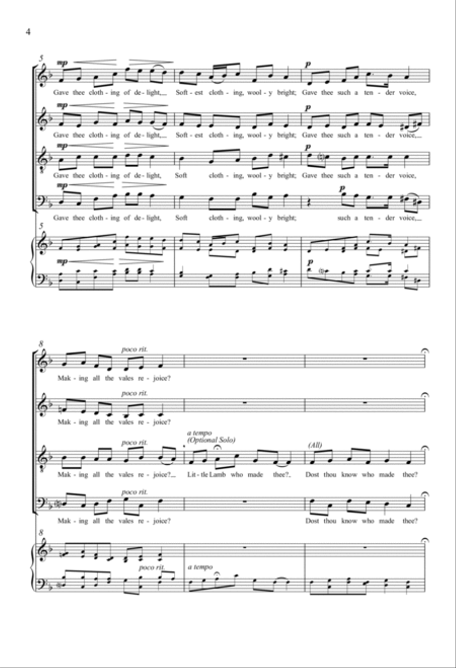 The Lamb 4-Part scores gallery preview page 2