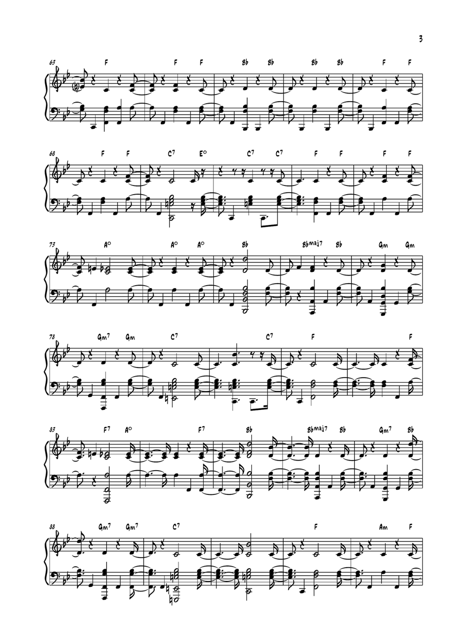 Hey Jude Easy Piano scores gallery preview page 3