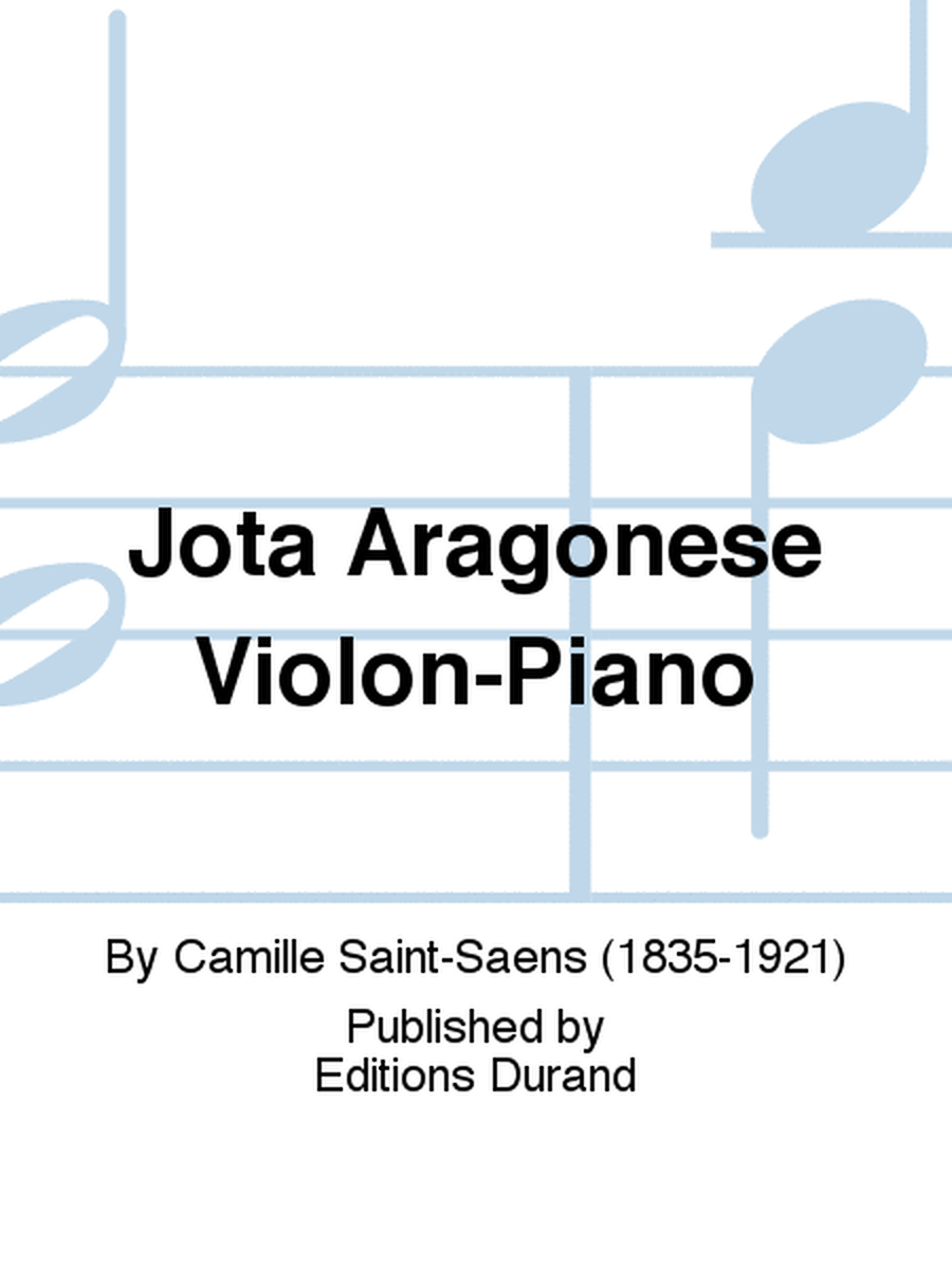 Jota Aragonese Violon-Piano