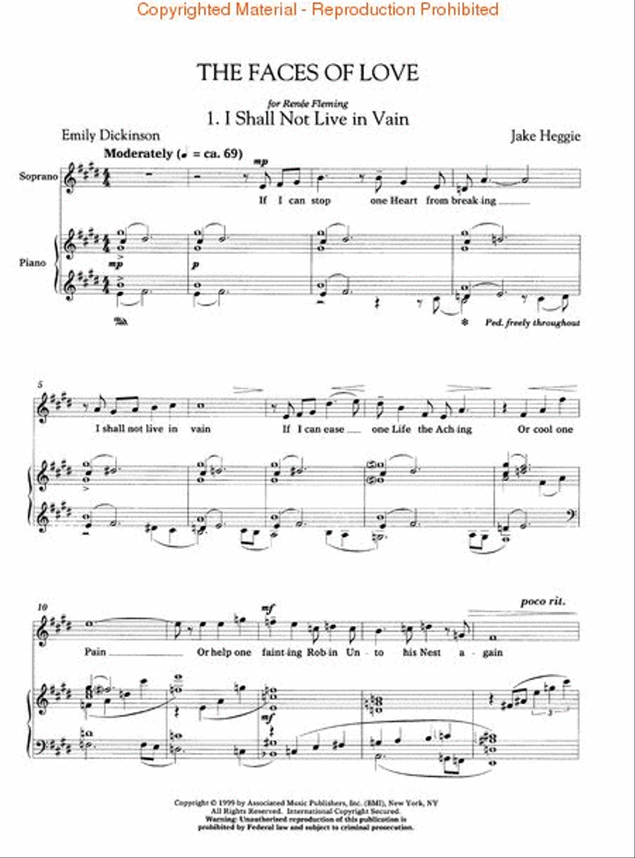 The Faces of Love - Book 1 Voice scores gallery preview page 2