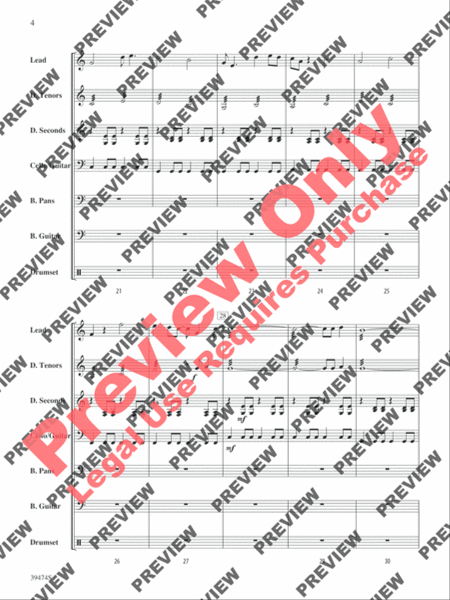 I'm Yours I'm Yours Steel Drum Band scores gallery preview page 5