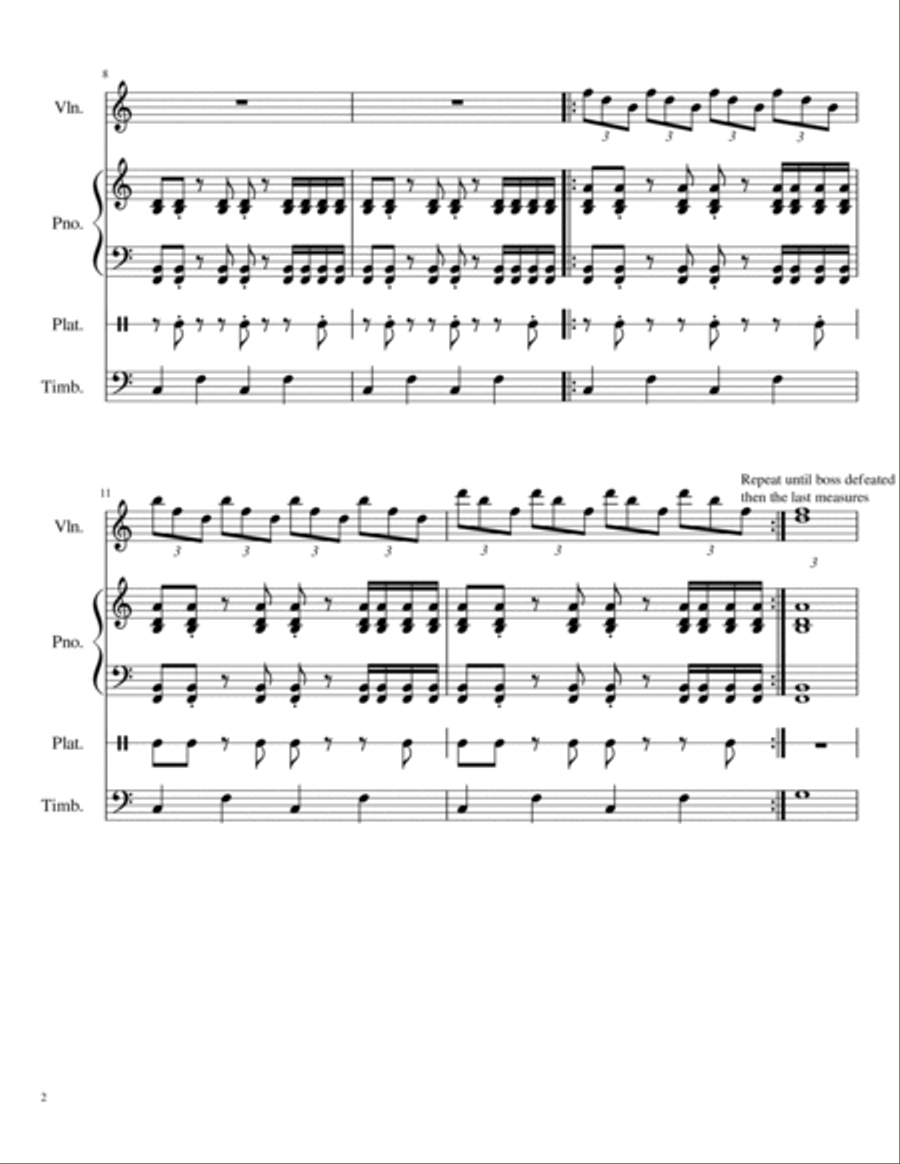 Actoin theme Small Ensemble scores gallery preview page 2