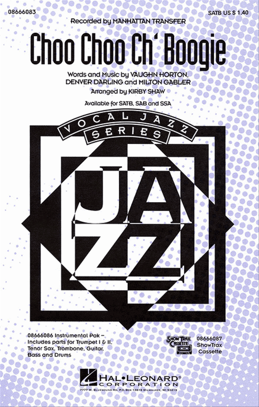 Choo Choo Ch'Boogie 4-Part scores gallery preview page 1