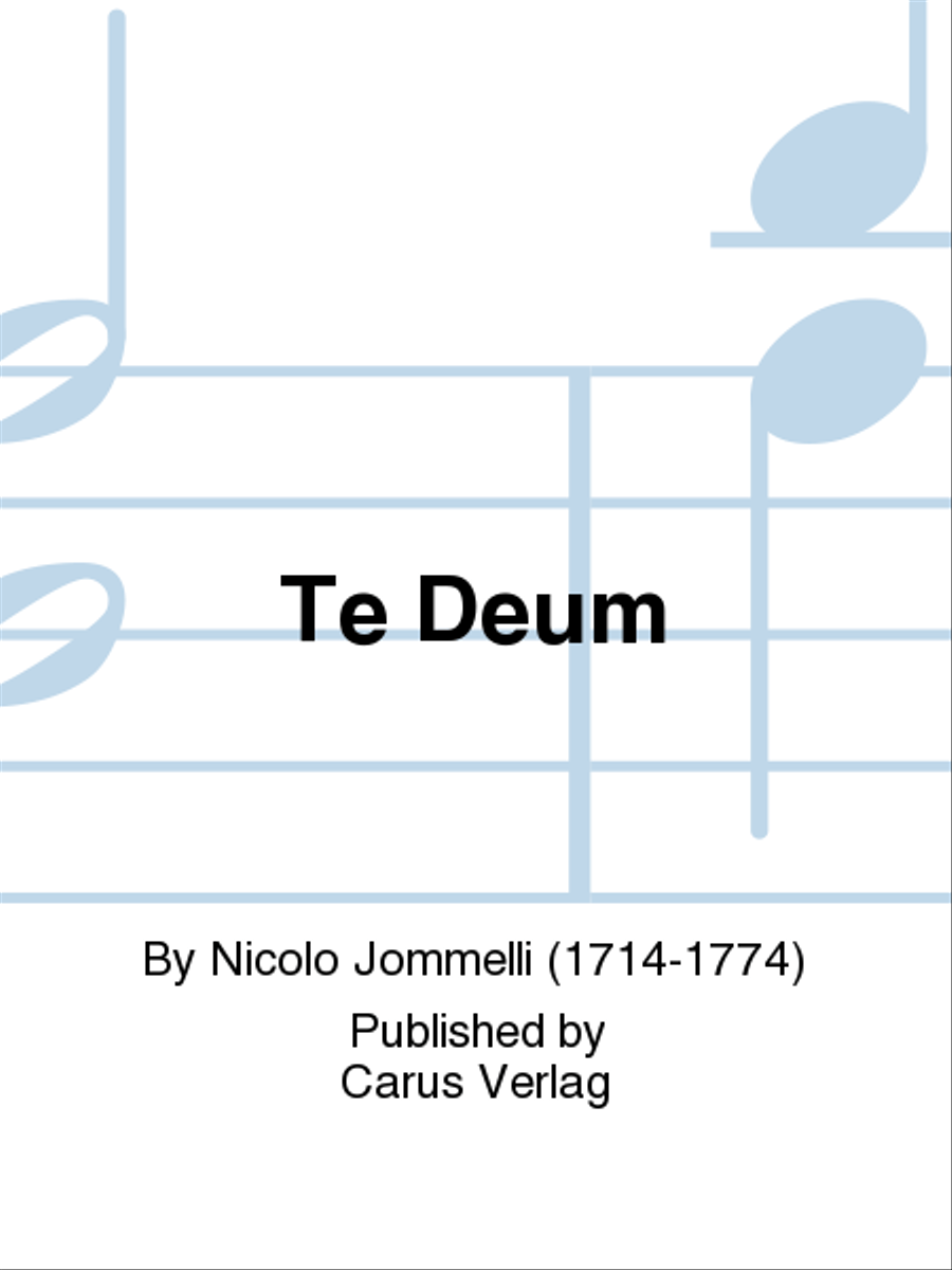 Te Deum 4-Part scores gallery preview page 1