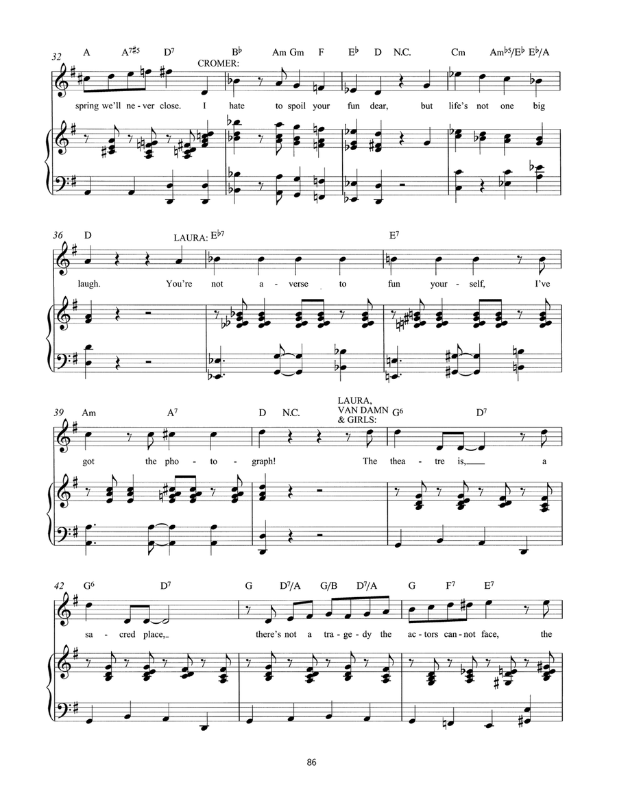 We'll Never Close (from Mrs Henderson Presents) Voice scores gallery preview page 4