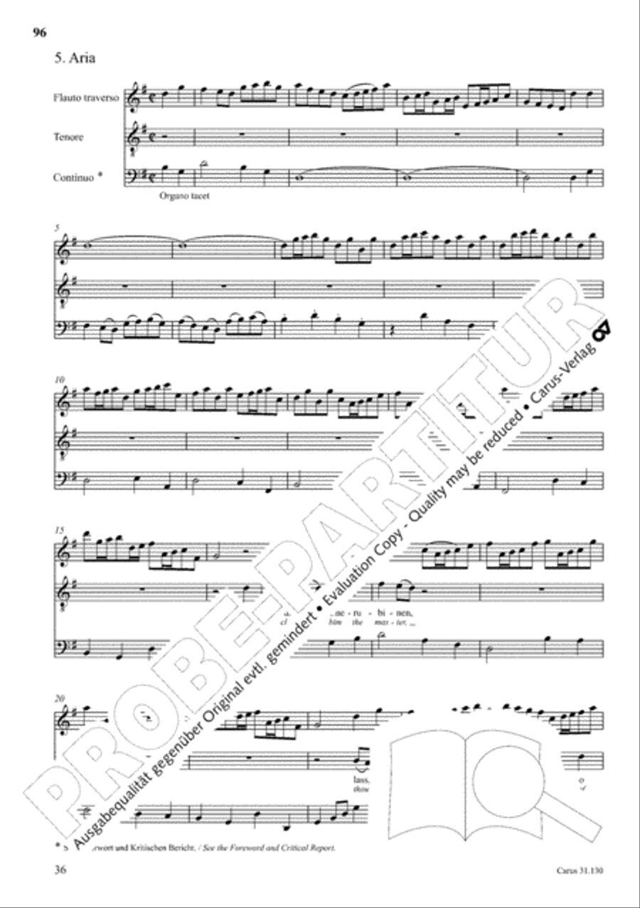 The Complete Sacred Vocal Works (Das geistliche Vokalwerk) Voice scores gallery preview page 97
