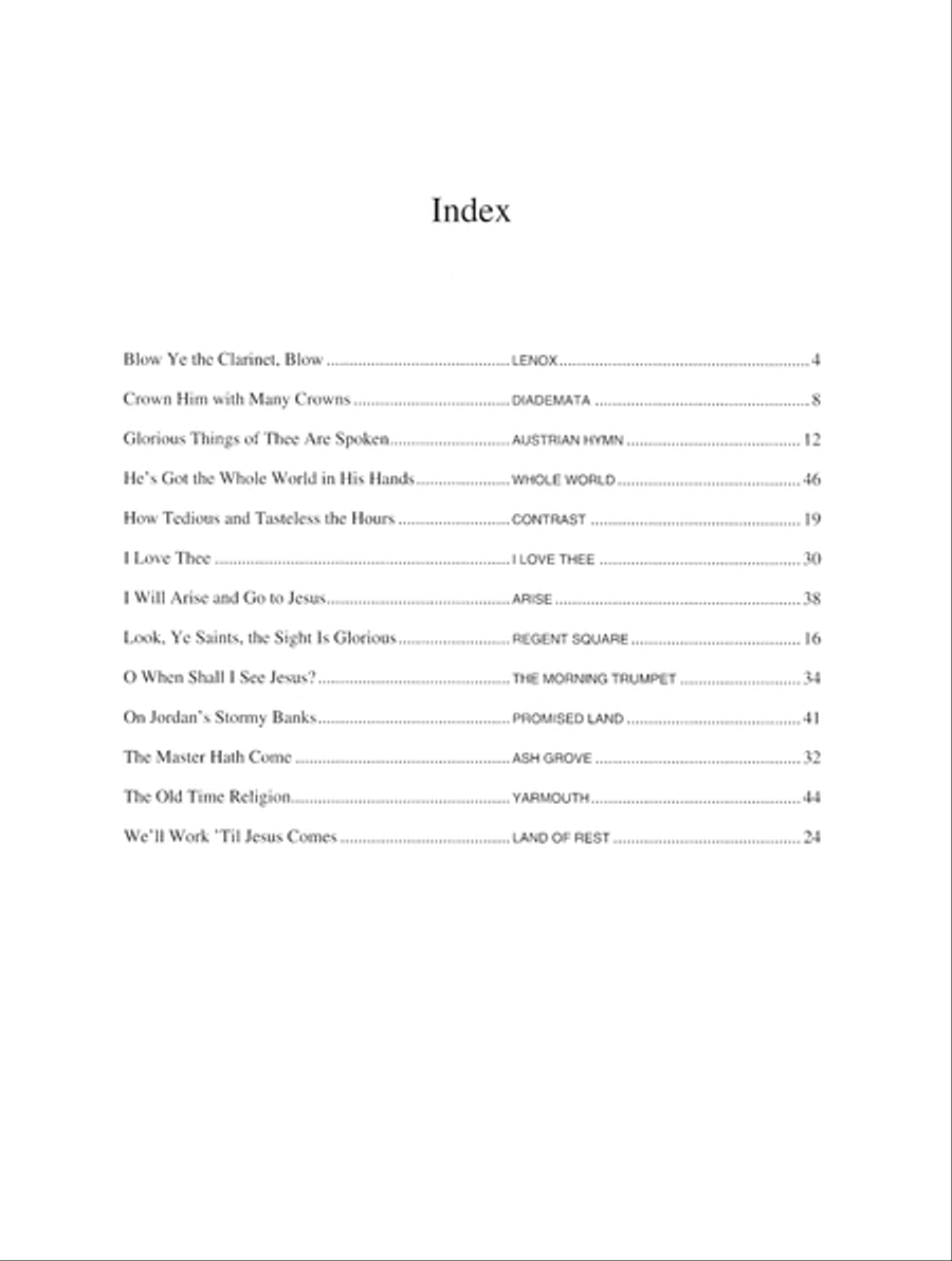 Hymns & Spirituals - Clarinet Clarinet Duet scores gallery preview page 4