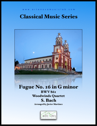 Fugue No. 16 in G minor BWV 861 - Woodwinds Quartet
